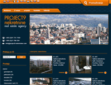 Tablet Screenshot of project9-nekretnine.com